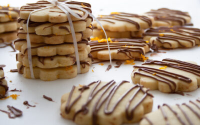 Orange Shortbread Cookies